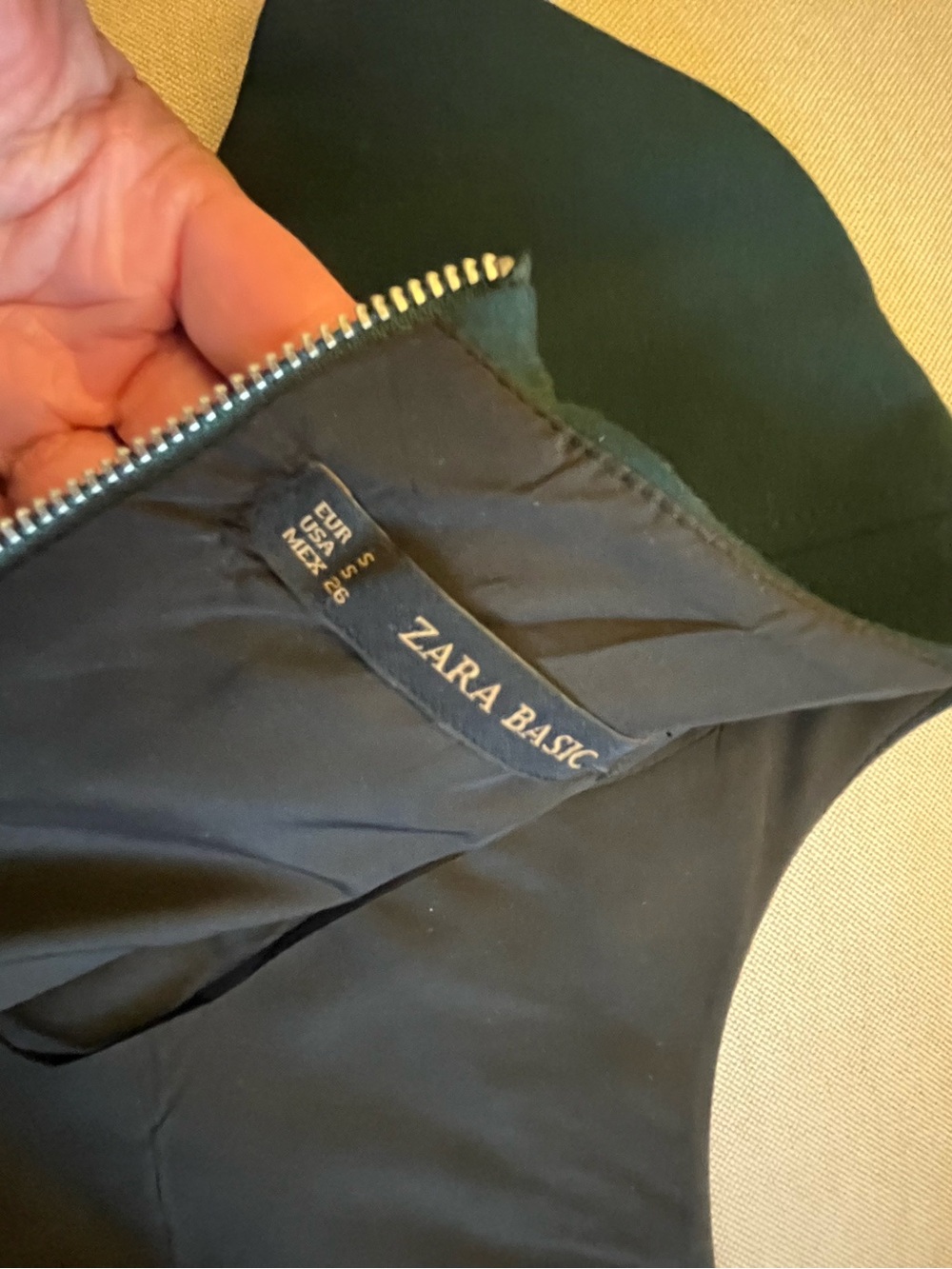 Zara Emerald Green Sheath Dress - Picture 7 of 8
